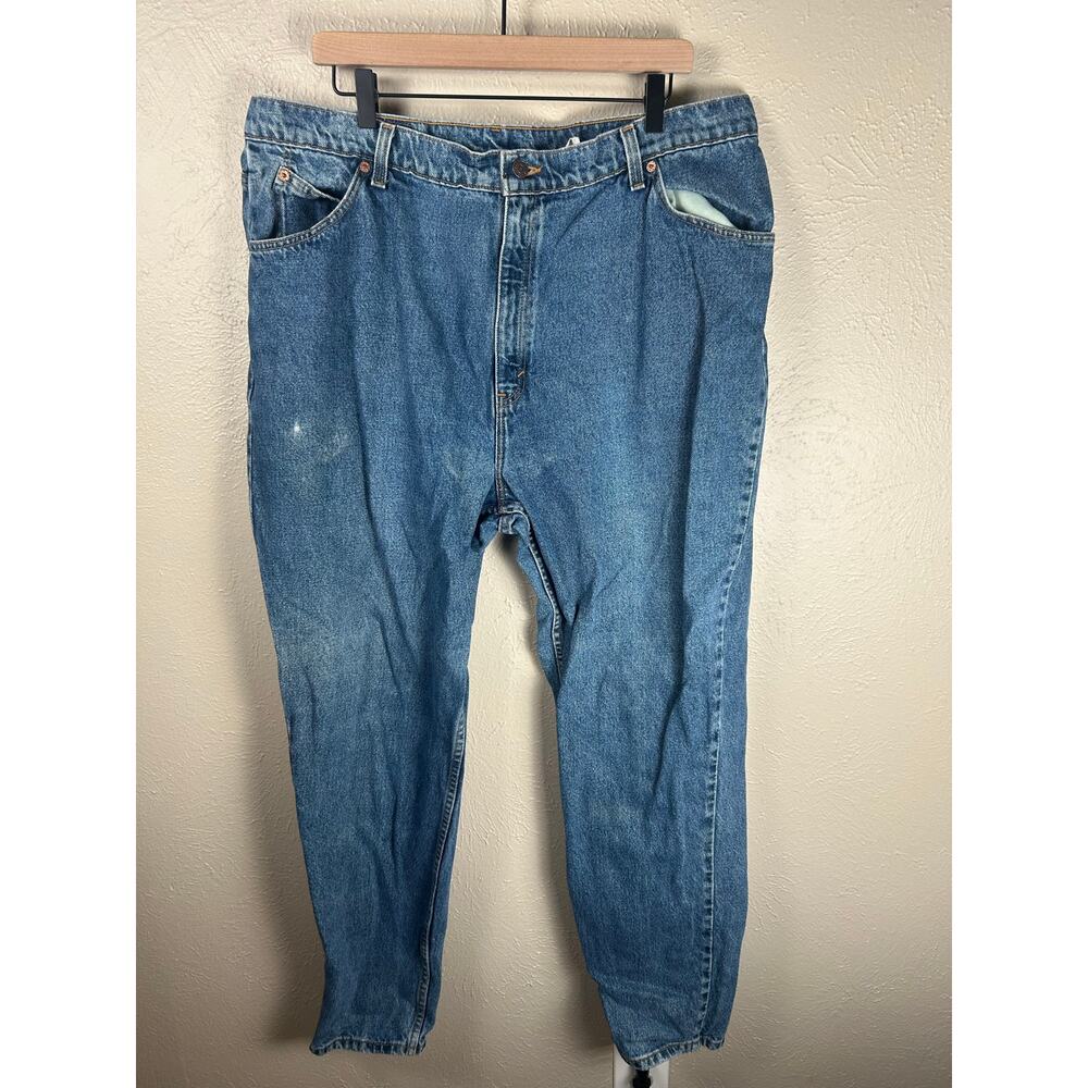 Vintage Levi's Orange Tab Jeans 950 Tapered Leg Women's Size 22 Denim 90's Pants